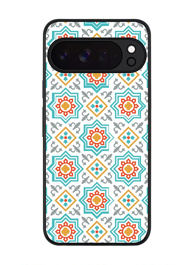 For Google Pixel 10 Pro Case,Slim fit Camera Protection, Shockproof Thin Phone cover  - Moroccan Mosaic